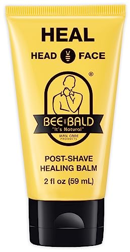 Bee Bald HEAL Aftershave Balm for Men - Soothes & Calms Skin, 2 fl oz - Variation 1