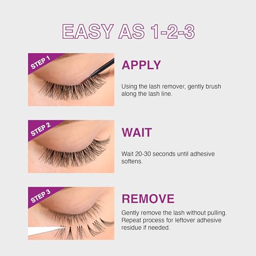 i•ENVY Lash Remover for Eyelash Extensions - Gentle, Biotin-Infused, Fast Dissolving Adhesive Remover