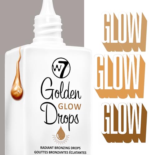 W7 Golden Glow Bronzing Drops - Liquid Bronzer for Flawless Skin