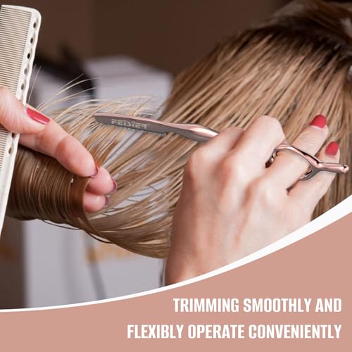 FEISIER Professional Hair Thinning Razor Kit with 10 Blades