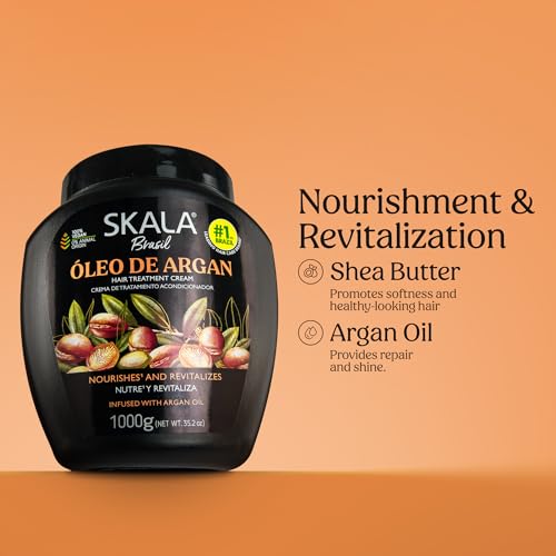 SKALA Argan Oil Hair Treatment Cream - 35.3oz Nourishing Formula
