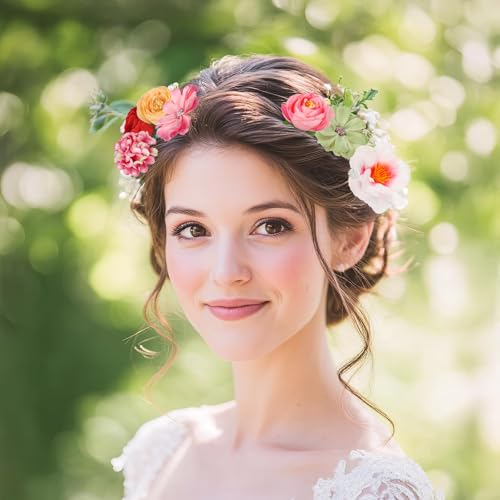110 Pcs Mini Silk Flower Heads - Assorted Faux Flowers for DIY Crafts