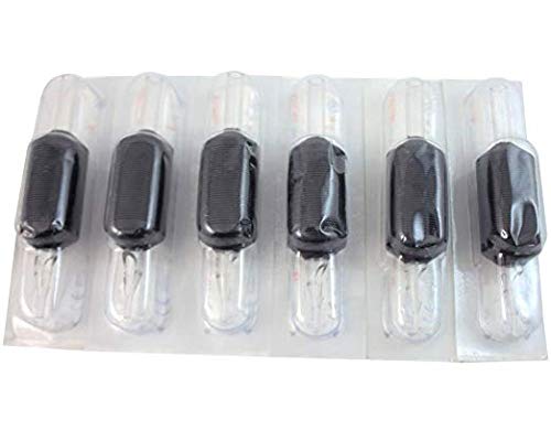 Tatmax 1 Inch Disposable Tattoo Tubes - 20 Pack, 9 Round Tips