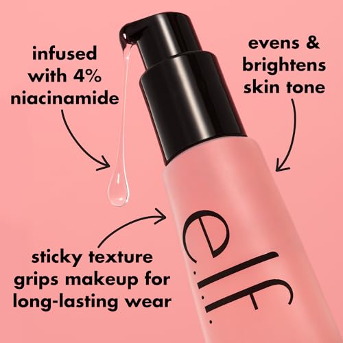 e.l.f. Power Grip Primer with 4% Niacinamide - Hydrating Makeup Primer