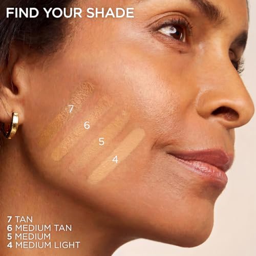 L'Oreal Paris True Match Hyaluron Tinted Balm Foundation - Medium Light 04, Hydrating Makeup with Light to Medium Coverage