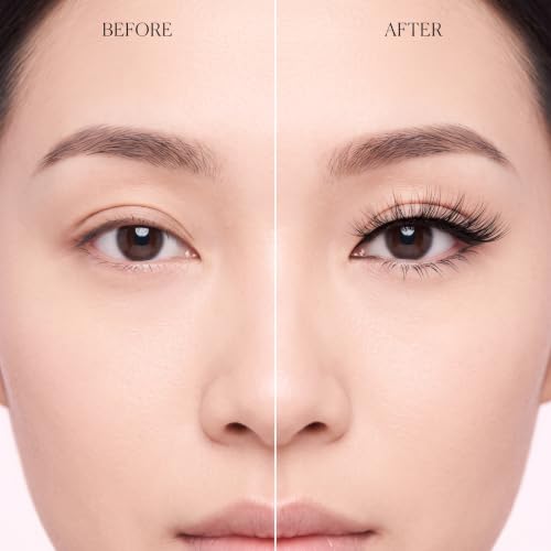 TELLSKY Jade Fox Blue Glue-Free Cluster Lashes - Wispy Fox Spirit Eyelash Extensions Kit for Beginners & Cosplay