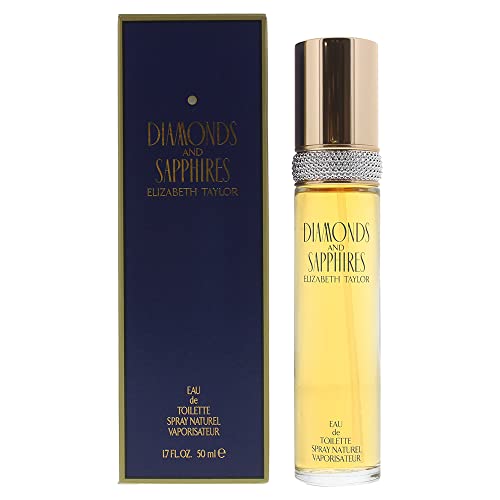 Elizabeth Taylor Diamonds & Sapphires Eau de Toilette for Women, 1.7 fl oz