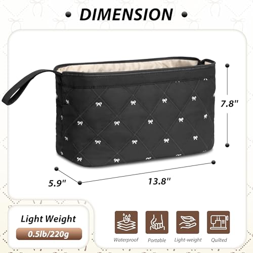 Quilted Travel Bag for Shark FlexStyle & Dyson Airwrap - Black