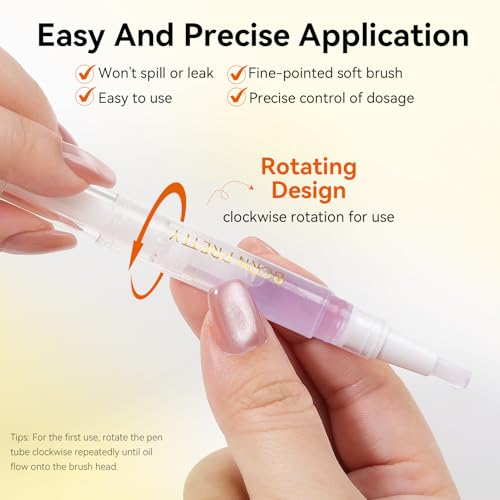 Born Pretty 6-Pack Cuticle Oil Pen Set for Nail Care