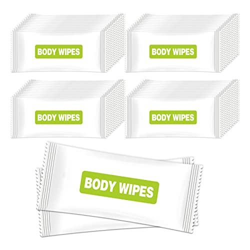 Hipruict Large Body Wipes, 50 Pack - Aloe Vera, No Rinse, Odor Removal