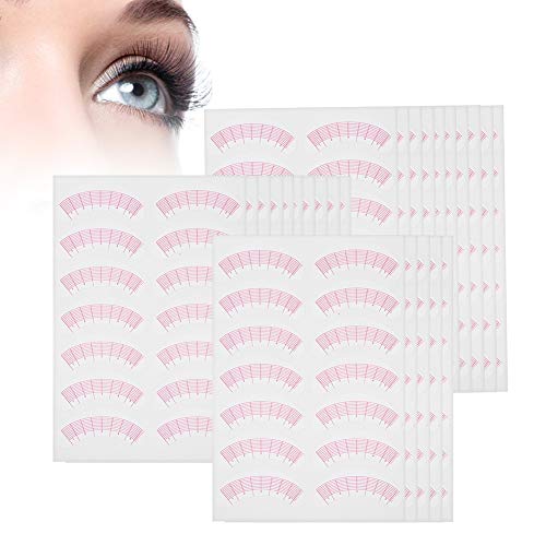 Eyelash Extension Mapping Stickers 175 Pairs for Lash Training & Application