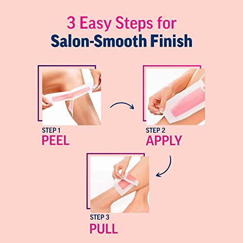 Veet Full Body Waxing Kit for Normal Skin - Easy No-Heat Hair Removal