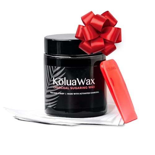 KoluaWax Vegan Sugar Wax Kit for All Skin Types - Hair Removal