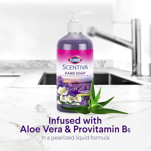 Clorox Scentiva Liquid Hand Soap - Tuscan Lavender Jasmine, 14 Fl Oz, 2-Pack