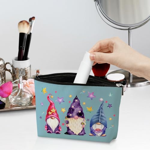 Cute Gnome Star Makeup Bag - 4 Pack Waterproof Cosmetic Bags