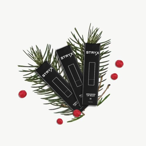 Stryx Advanced Lip Balm for Men - Hydrating, No Shine, 3 Pack