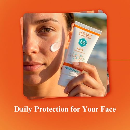 Solbar Fifty SPF 50 Sunscreen - Water-Resistant & Fragrance-Free, 3 Fl. Oz.