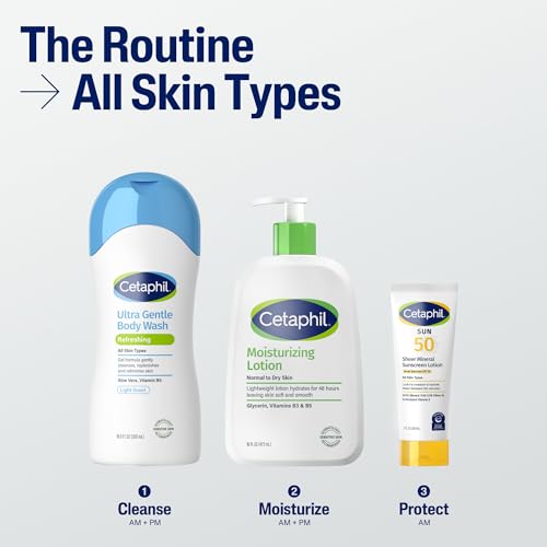 Cetaphil Ultra Gentle Refreshing Body Wash 16.9oz Hypoallergenic Moisturizing