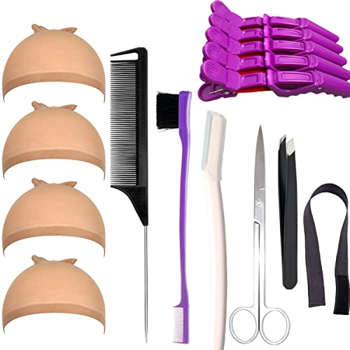 Beginner Wig Kit for Lace Front Wigs - 9 Piece Styling Set