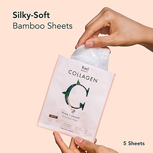 Rael Collagen Facial Masks - Hydrating & Soothing Skincare