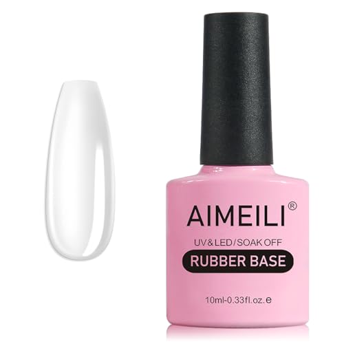 AIMEILI HEMA-Free Clear Rubber Base Gel for Nails - 10ml