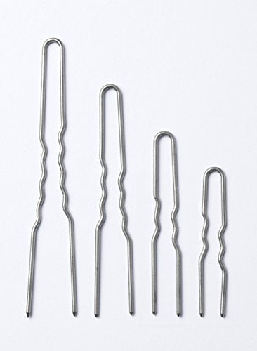 Amish Valley Heavy Duty Stainless Steel Hairpins 36 Pack - Silver, 3 Inch, Snag-Free, Handmade