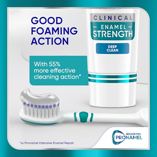 Sensodyne Pronamel Clinical Enamel Strength Deep Clean Toothpaste, 2.3 oz (2 Pack)