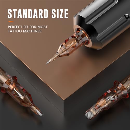 RHEIN 7RL Tattoo Cartridge Needles - #12 0.35mm Round Liner (20 Pack)