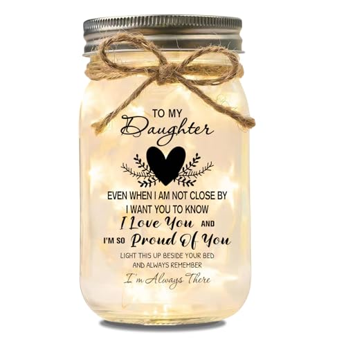 Starlight Mason Jar Night Light for Daughter | Heartfelt Gift