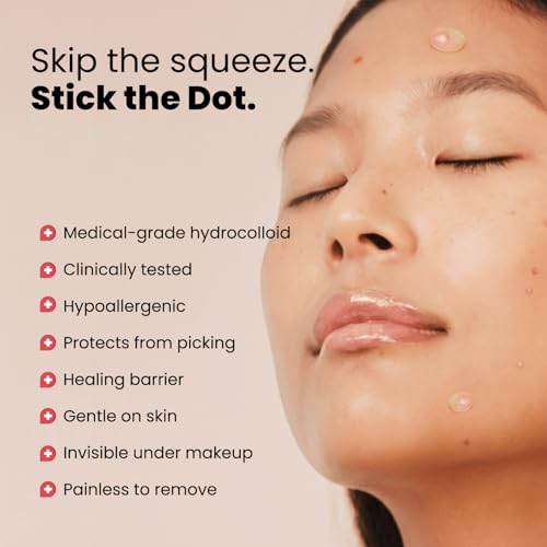Hydrocolloid Acne Patches - 90 Vegan Pimple Patches with BHA & Tea Tree Oil