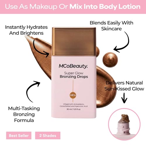 MCoBeauty Super Glow Bronzing Drops - Sun Kissed Liquid Bronzer