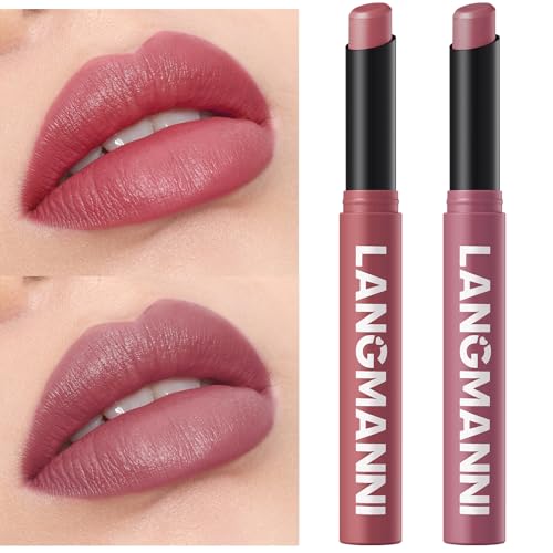 Jolilab Velvet Matte Lipstick Set - 2 Pcs in Nude to Dark Shades