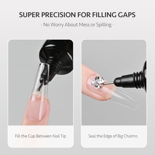 GAOY Rhinestone Nail Art Glue - Super Strong 3D Gel for Charms