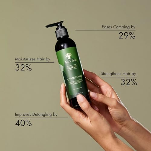 As I Am Rosemary Conditioner 8 oz with Biotin & Saw Palmetto - Pack of 1
