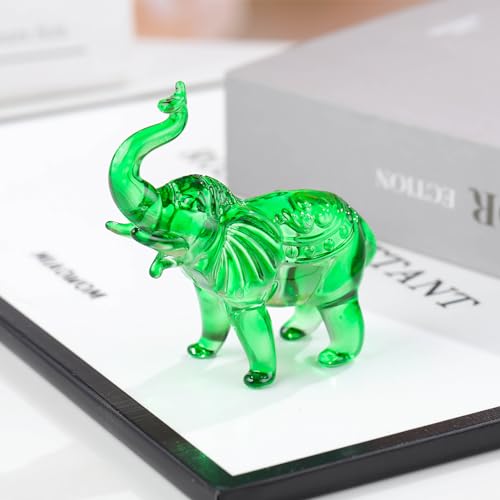 Crystal Elephant Figurine - K9 Glass Home Decor Statue