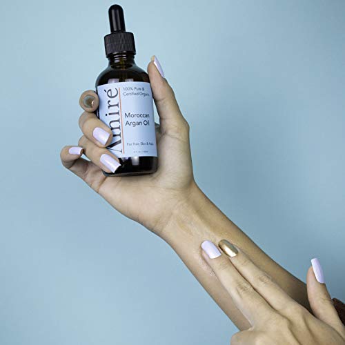 Amire Organic Argan Oil 4oz - Triple Extra Virgin Hair & Skin Moisturizer