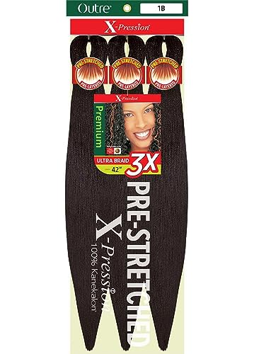 Outre X-Pression Pre-Stretched Braid 42" Hair Extensions - 2 Pack