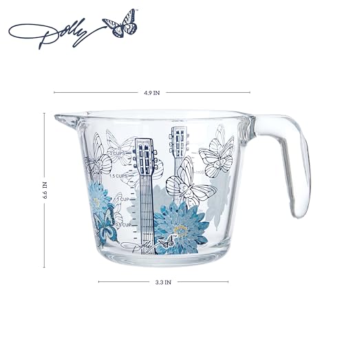 Dolly Parton 2-Cup Measuring Cup with Easy-Read Markings