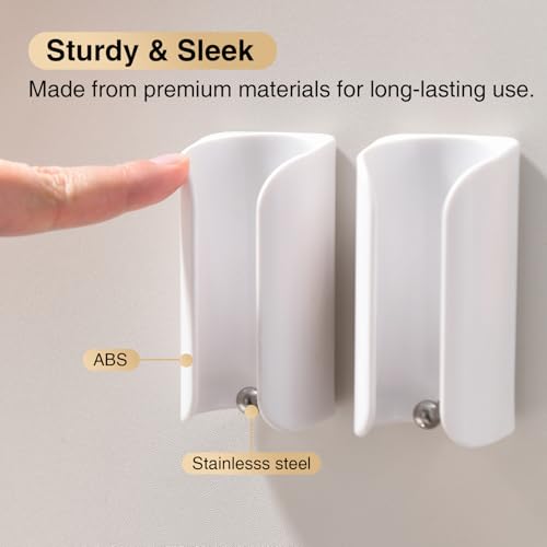 HAVICATO Electric Toothbrush Holder - Wall-Mounted Organizer, Pack of 2