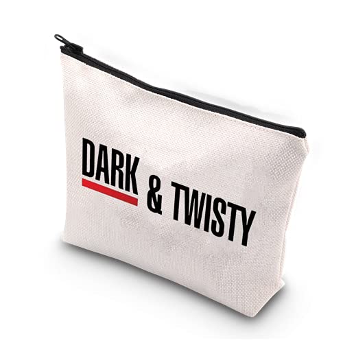 Grey's Anatomy Inspired Makeup Bag for Nurses & Doctors - Dark & Twisty Toiletry Pouch