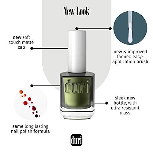 Duri Path Of Light Rose Gold Metallic Nail Polish - Semi Sheer, Fast Dry, Vegan, 0.45 Fl Oz