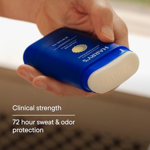 Harry's Extra-Strength Antiperspirant Deodorant Solstice Pack of 3, 2.5oz - 72H Protection, Sensitive Skin Formula
