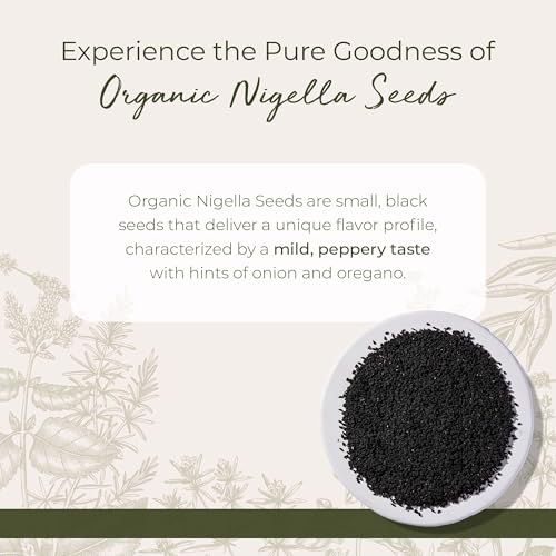 Starwest Botanicals Organic Nigella Seeds, Non-GMO - Bulk 1 lb Bag