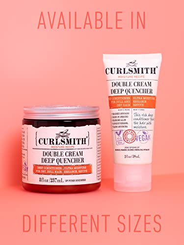 CURLSMITH Double Cream Deep Quencher - Hydrating Deep Conditioner for Curls