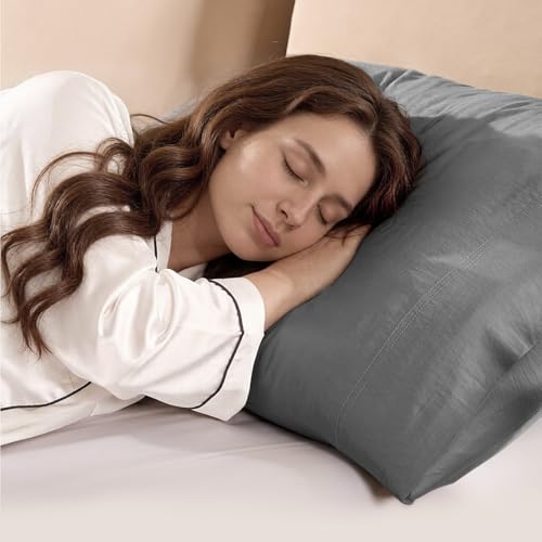 SureFit Cooling Pillowcase Set of 2 - King Size, Gray