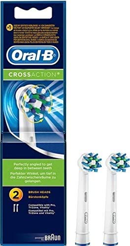 Oral-B CrossAction Electric Toothbrush Replacement Heads - 2 Count