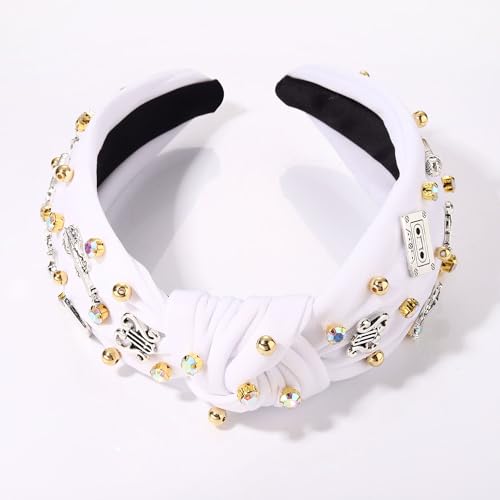 Concert Headband for Women - Jeweled Music Instrument Design