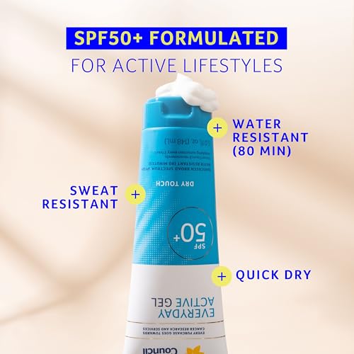 Cancer Council SPF 50+ Active Gel Sunscreen - Water-Resistant, Matte Finish