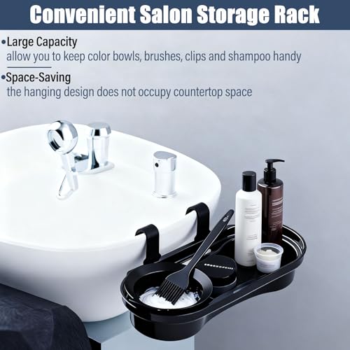 Salon Shampoo Bowl Tray Organizer for Hairdressing Tools & Color Bowls