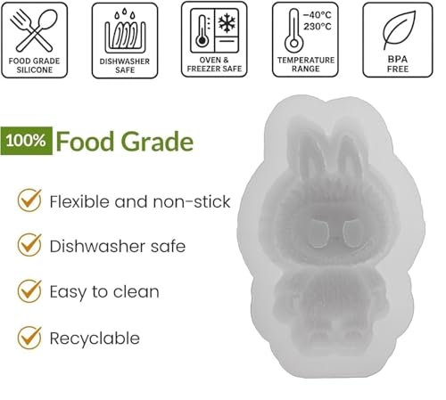 3D Cute Labu Silicone Candy Mold - Versatile Chocolate & Ice Tray